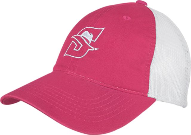 Stetson Mesh Back Unstructured Low Profile Hat Primary logo - ONLINE ONLY