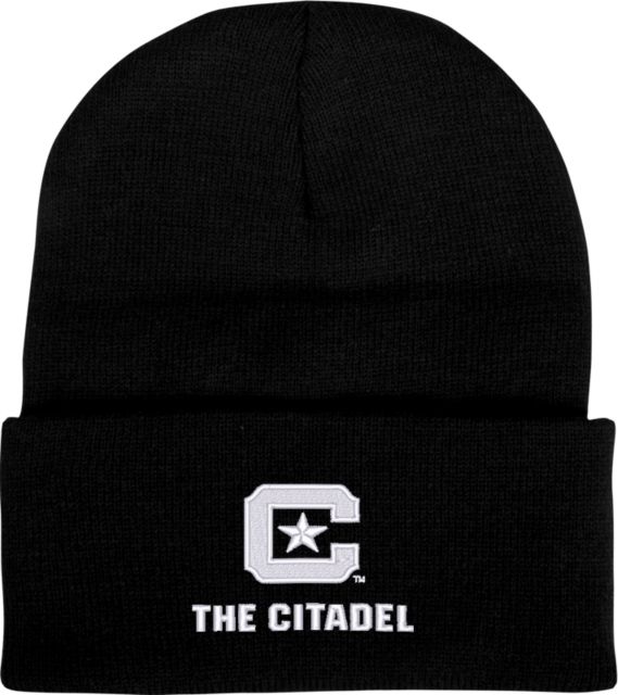 Citadel Knit Beanie w/Cuff Primary Athletic Mark - ONLINE ONLY