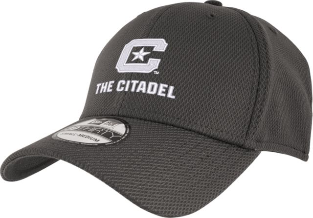 Citadel New Era Diamond Era 39Thirty Stretch Fit Hat Primary Athletic Mark  - ONLINE ONLY: The Citadel