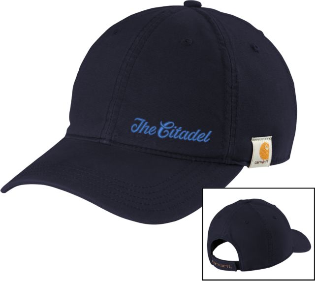 Citadel Carhartt Cotton Canvas Hat The Citadel Script - ONLINE ONLY