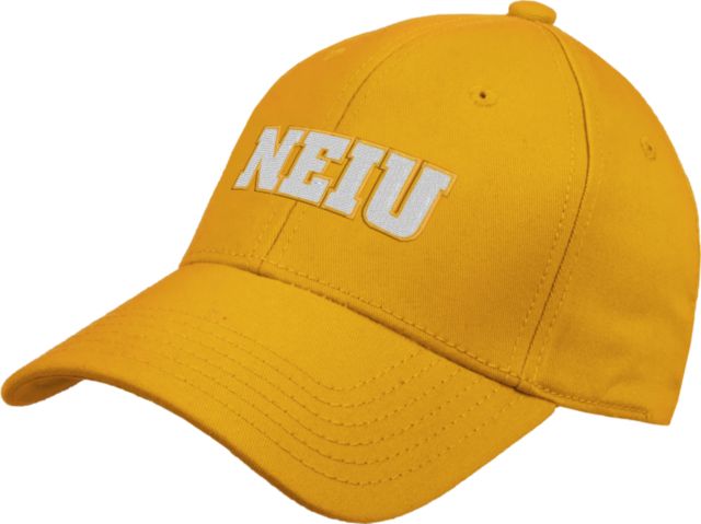 Northeastern Illinois Adidas Slouch Unstructured Low Profile Hat Mascot Head  - ONLINE ONLY: Northeastern Illinois University Virtual Store