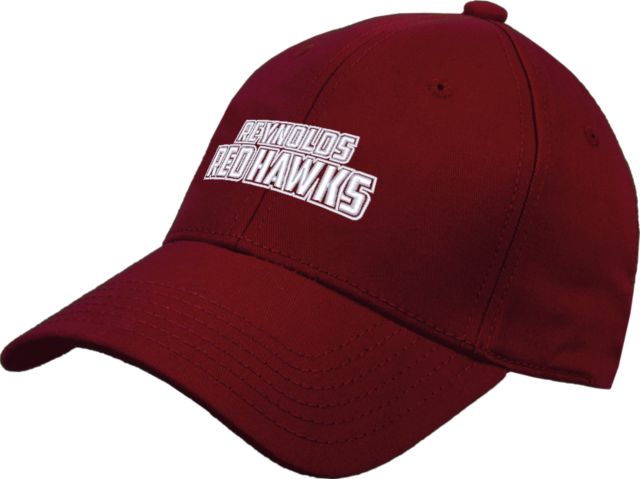 J. Sargeant Reynolds Structured Adjustable Pro Style Hat Reynolds Red Hawks - ONLINE ONLY