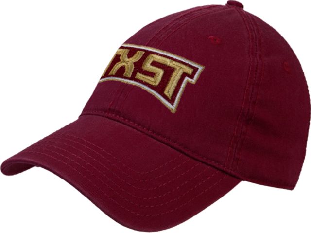 Texas State Twill Unstructured Low Profile Hat TXST Texas State - ONLINE  ONLY: Texas State University