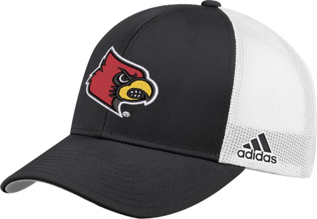 adidas Men's Louisville Cardinals Cardinal Red Fitted Performance Hat