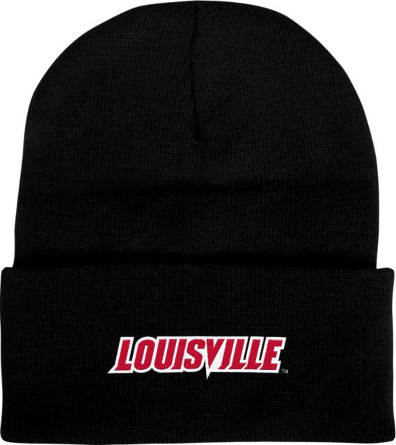 Louisville Knit Beanie w/Cuff Louisville Wordmark - ONLINE ONLY