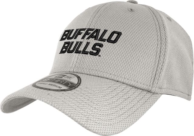Buffalo New Era Light Diamond Era 39Thirty Stretch Fit Hat Buffalo Bulls Wordmark - ONLINE ONLY