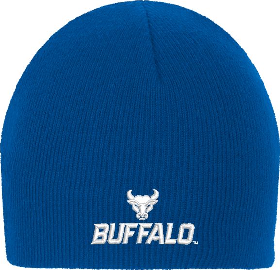 Buffalo Knit Beanie Primary Athletic Mark Stacked - ONLINE ONLY