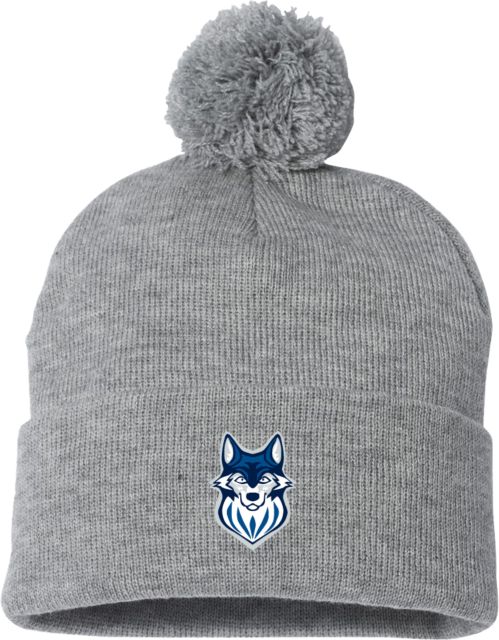 Metropolitan Maple Woods Sportsman Pom Pom Cuffed Beanie Metropolitan Community College Mascot - ONLINE ONLY