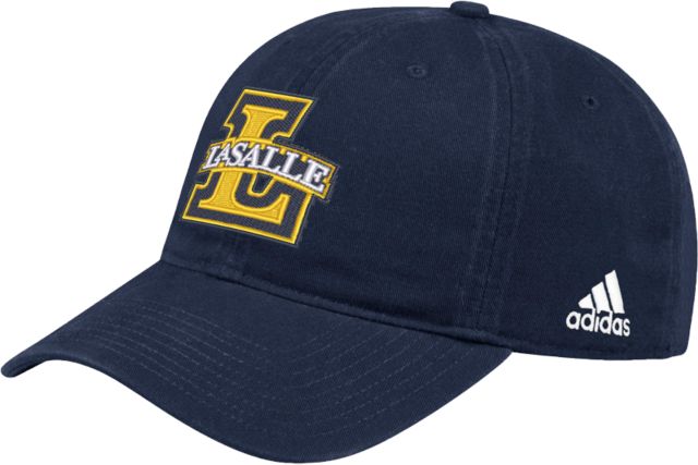 La Salle Adidas Adjustable Washed Slouch Primary Mark - ONLINE ONLY