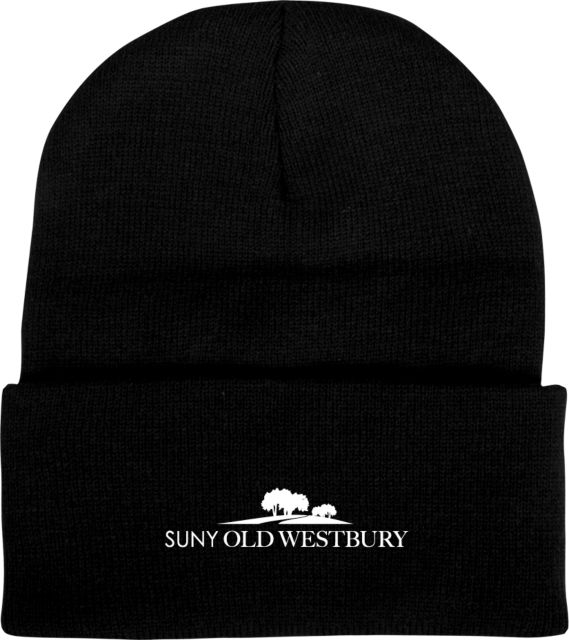 SUNY Old Westbury Knit Beanie w/Cuff SUNY Old Westbury Primary Workmark - ONLINE ONLY