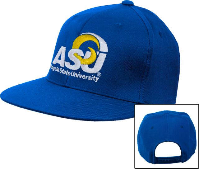 Angelo State Flat Bill Snapback Hat Primary Mark - ONLINE ONLY