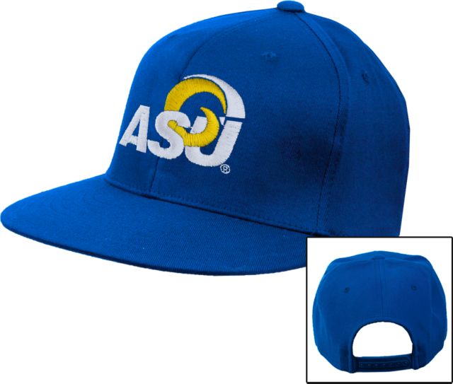Angelo State Flat Bill Snapback Hat ASU Logo - ONLINE ONLY