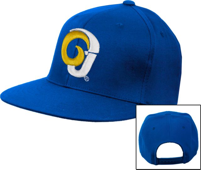 Angelo State Flat Bill Snapback Hat Ram Logo - ONLINE ONLY