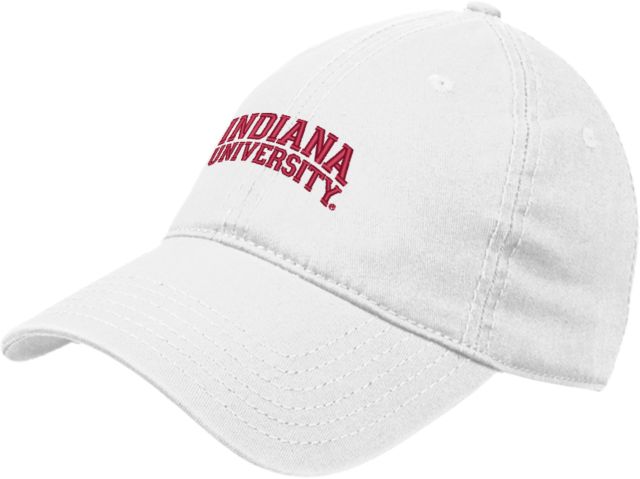 Indiana Unstructured Adjustable Low Profile Hat Indiana University  Arched Wordmark - ONLINE ONLY