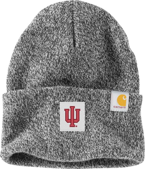 Indiana Carhartt Knit Beanie w/Cuff Indiana University  IU Trident Tab - ONLINE ONLY