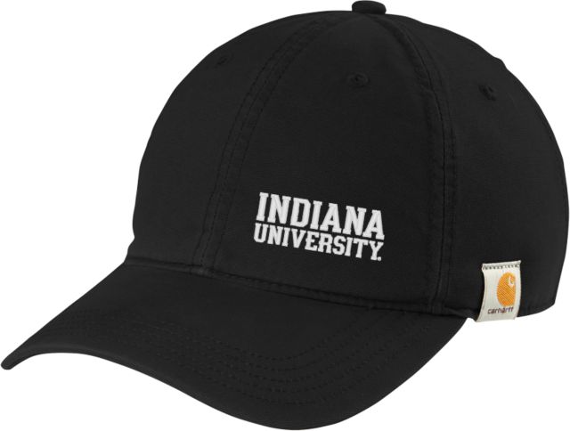 Indiana Carhartt Cotton Adjustable Canvas Hat Indiana University  Wordkmark - ONLINE ONLY