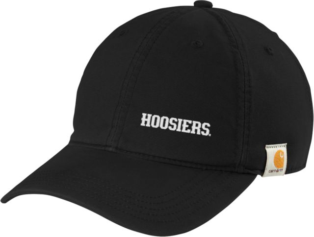 Indiana Carhartt Cotton Adjustable Canvas Hat Indiana University  Hoosiers Wordmark - ONLINE ONLY