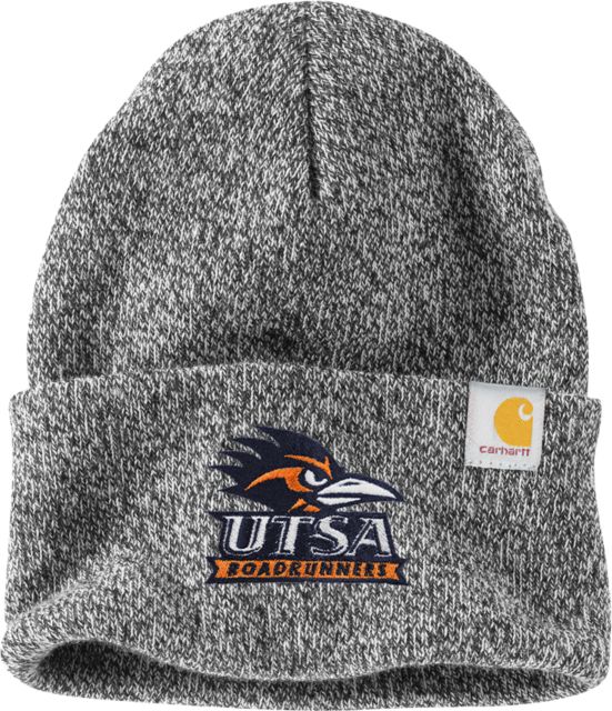 UTSA Carhartt Knit Beanie w/Cuff UTSA Primary Mark Emb | One Size | Black/White