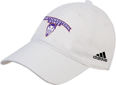 Northwestern State Adidas Slouch Unstructured Low Profile Hat Arched Northwestern State w/Demon Head - ONLINE ONLY