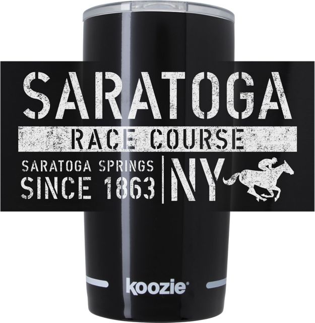 Saratoga Koozie Savannah Black Vacuum Tumbler with Tritan Lid 16oz