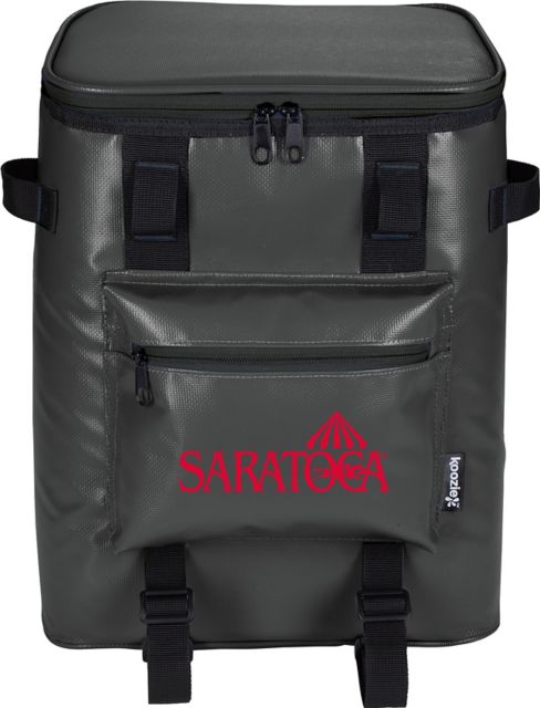 Saratoga Koozie Olympus 24 Can Black Kooler Backpack