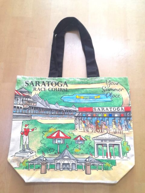 Saratoga Race Course Canvas Bag