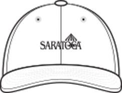 Saratoga Core Logo Cap White