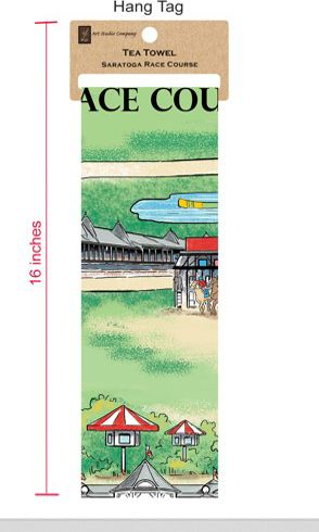 Saratoga Race Course Tea Towel