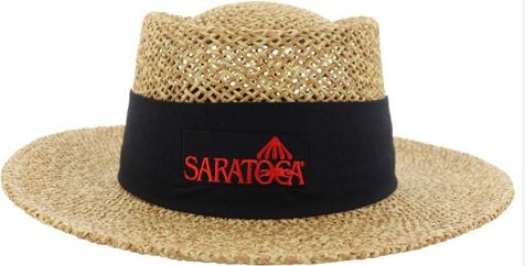 Saratoga Black Band Tournament Straw Hat