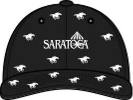Saratoga All Over Horse Cap Black