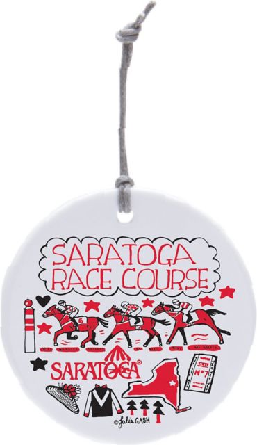 Saratoga Julia Gash Ceramic Circle Ornament