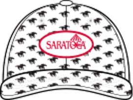 Saratoga All Over Horse Meshback White