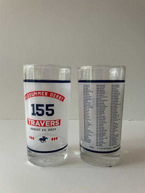 Travers Stakes 2024 Collector Glass