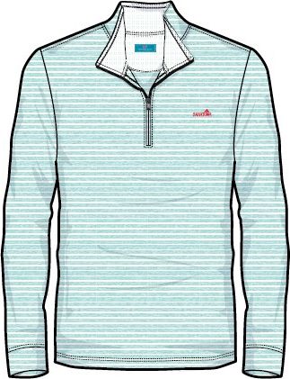 Saratoga Vineyard Vines Aqua Salt Water 1/4 Zip