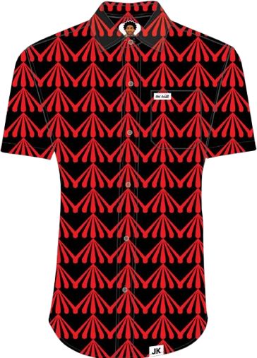 Saratoga JK Old Smoke Umbrellas Black Button Up