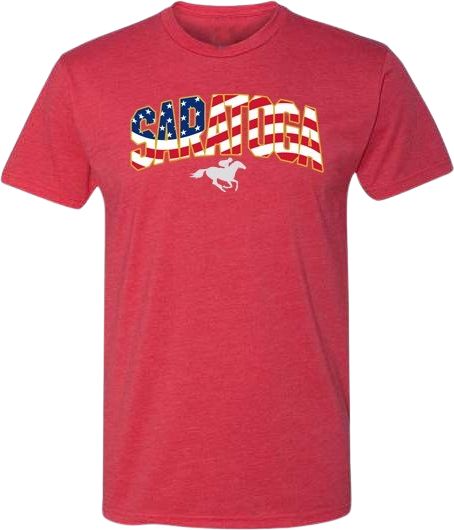 Saratoga Americana Red Short Sleeve T Shirt