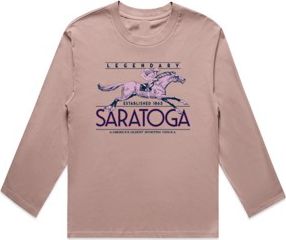 Saratoga Womens Legend Stack Pink  Long Sleeve T Shirt