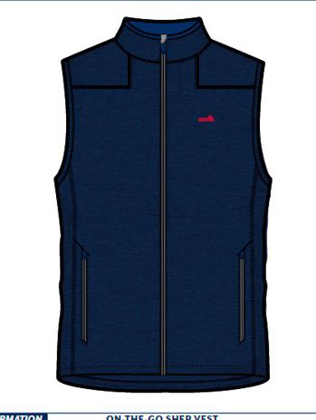 Saratoga Vineyard Vines Navy On the Go Shep Vest