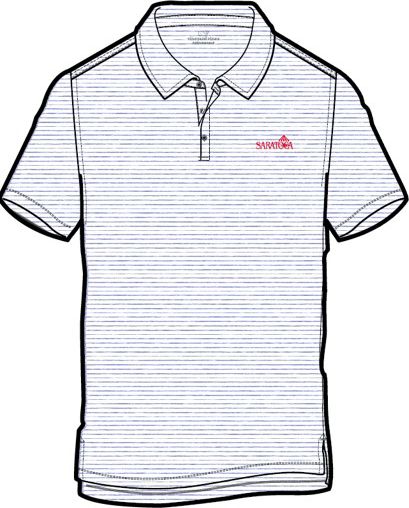 Saratoga Bradley Stripe Sankaty Polo