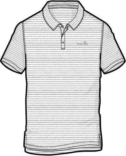 Saratoga Winstead Stripe Grey Polo
