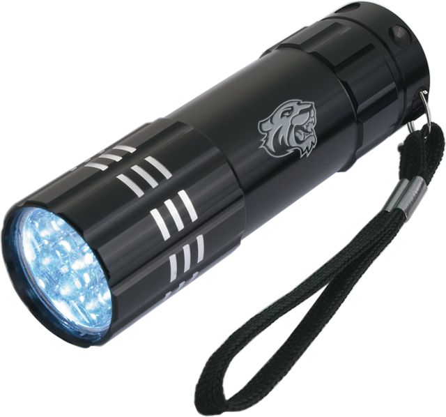 Doane Univ Industrial Triple LED Flashlight Thomas Tiger Head Engraved - ONLINE ONLY