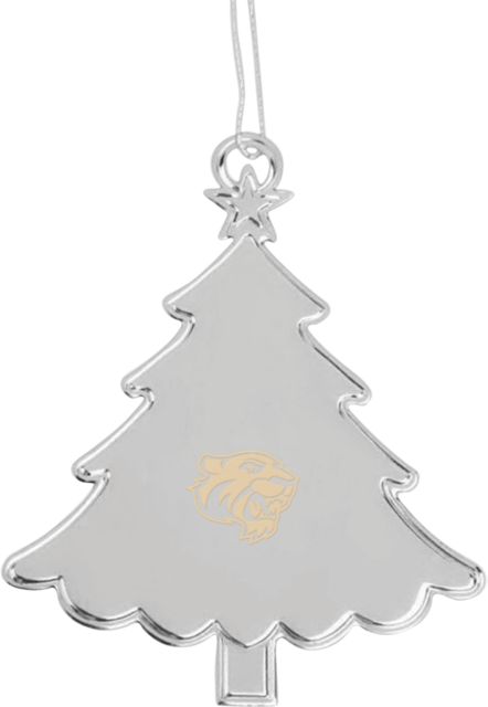 Doane Univ Tree Ornament Thomas Tiger Head Engraved - ONLINE ONLY