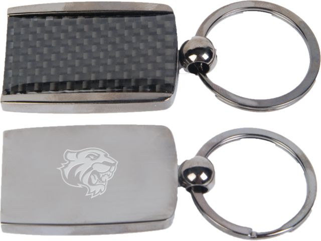 Doane Univ Corbetta Key Holder Thomas Tiger Head Engraved - ONLINE ONLY