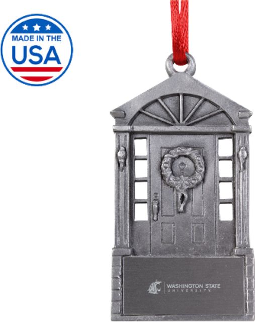 Washington State Front Door Ornament Washington State University Primary Engraved - ONLINE ONLY