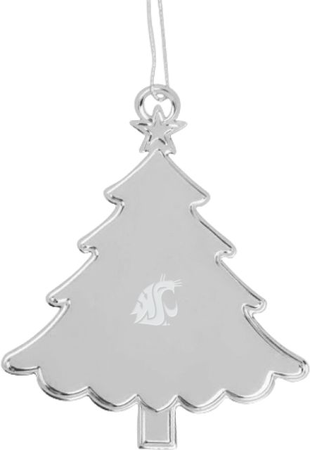 Washington State Tree Ornament WST Primary Athletics Mark Engraved - ONLINE ONLY