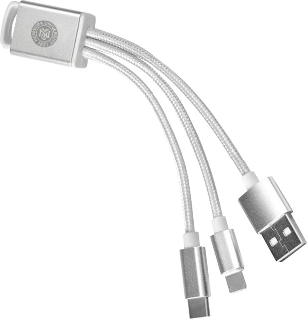 NYU 3 in 1 Cable NYU Creast Engraved - ONLINE ONLY