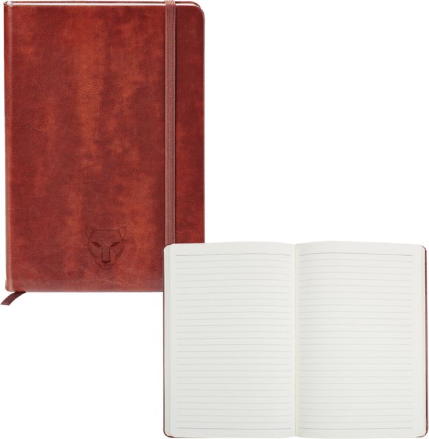 CCAC Fabrizio Hard Cover Journal Wild Cat Head Engraved - ONLINE ONLY