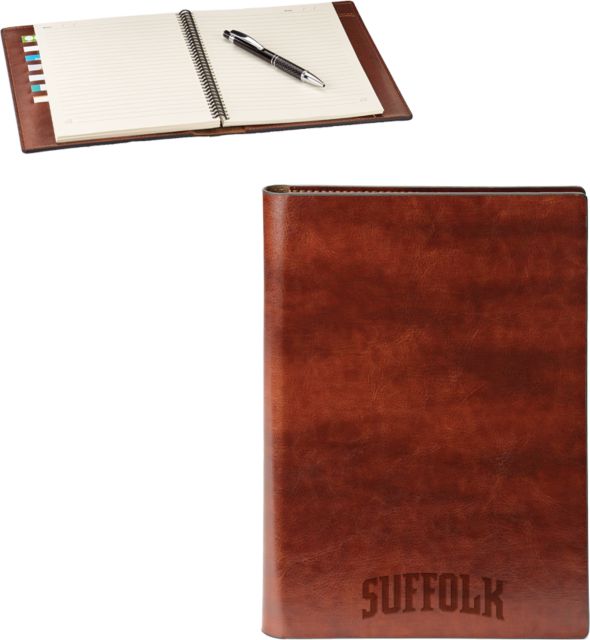 Suffolk University Fabrizio Portfolio Arched Suffolk Engraved - ONLINE ONLY