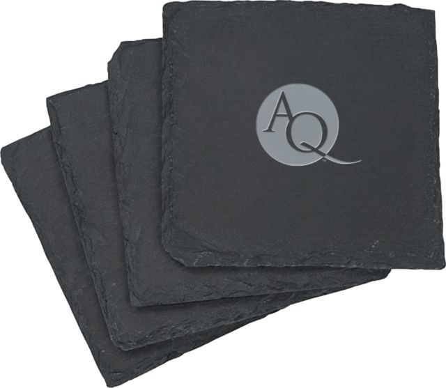Aquinas College Slate Coaster Set AQ Engraved - ONLINE ONLY