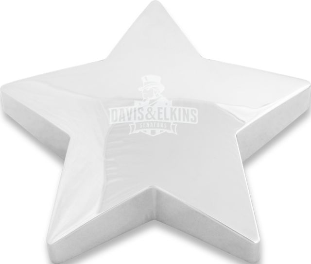Davis & Elkins Star Paperweight Primary Mark  Engraved - ONLINE ONLY